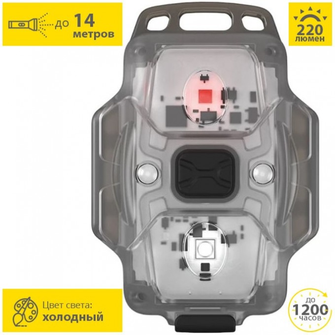 Фонарь ARMYTEK CRYSTAL Pro Yellow / Белый и красный свет F07101Y